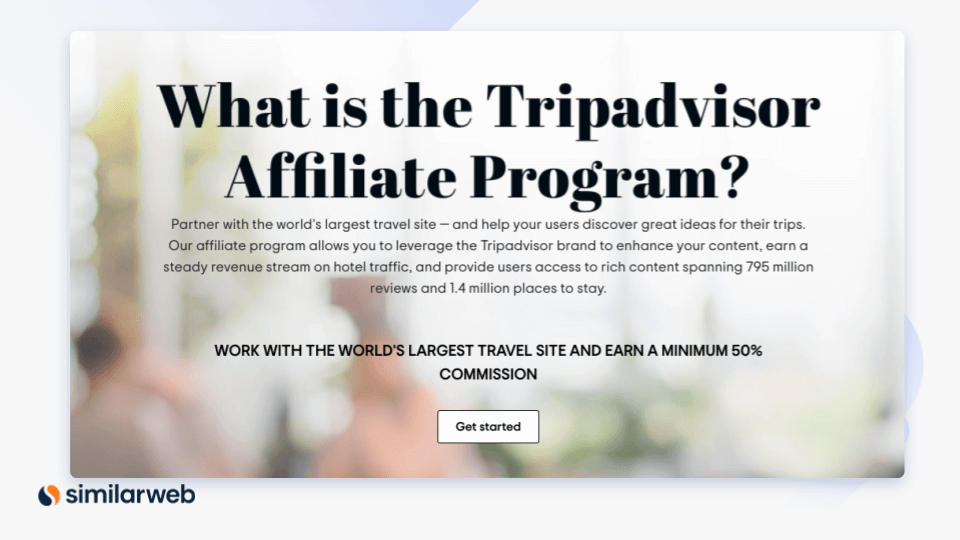 Tripadvisor affiliate program