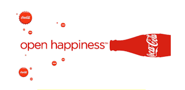 Coca cola brand logo.