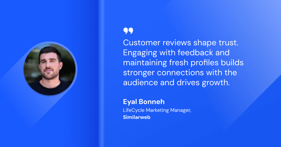 Customer reviews marketing