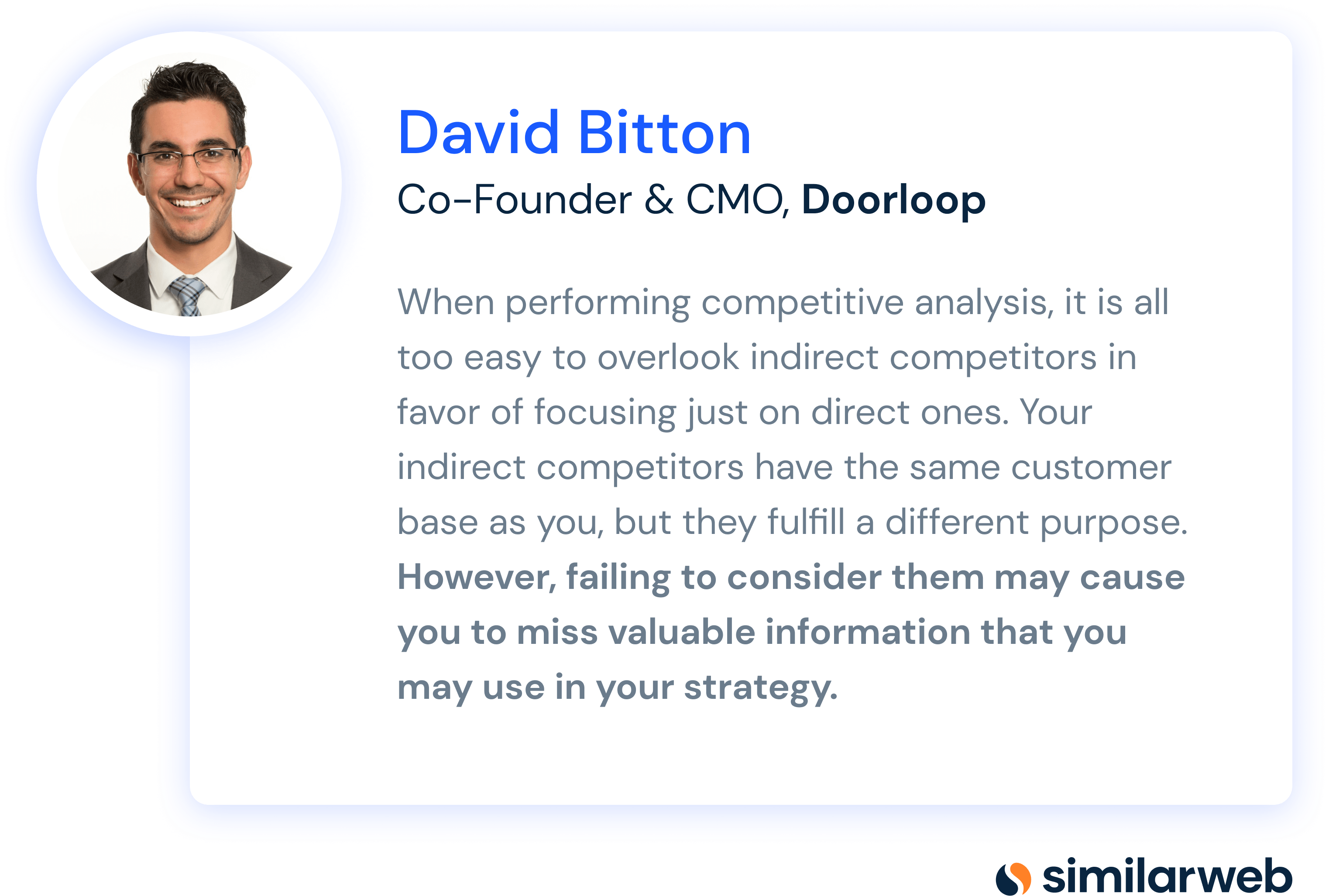 small business research Quote from David Bitton of Doorloop