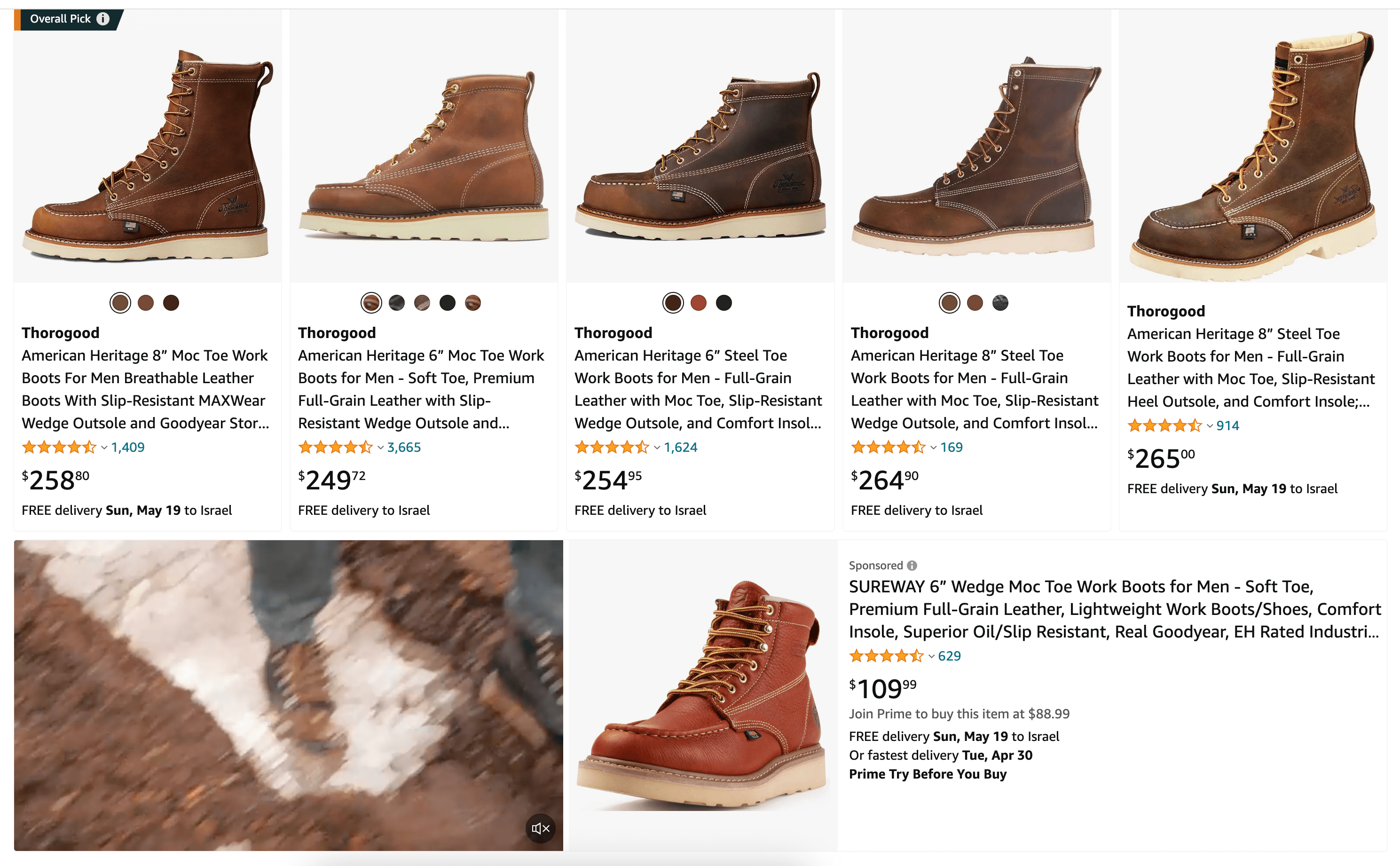 Thorogood post example