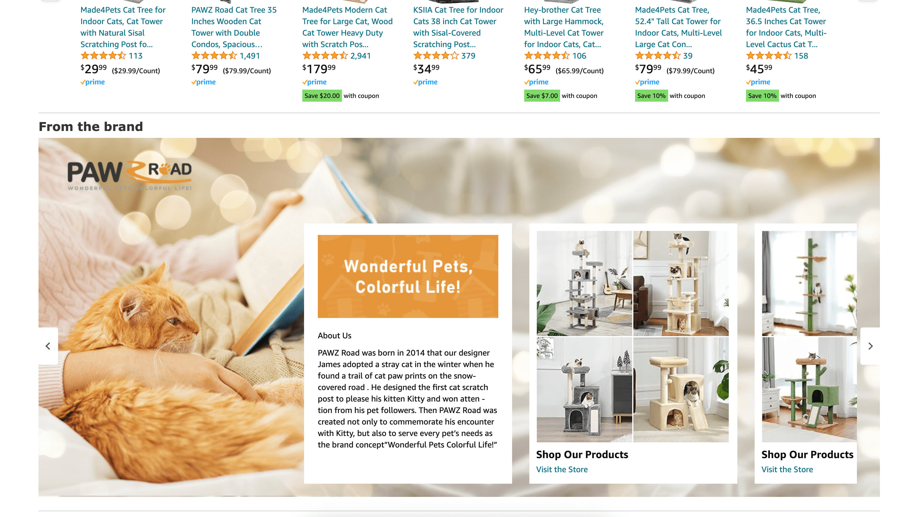 Amazon posts example