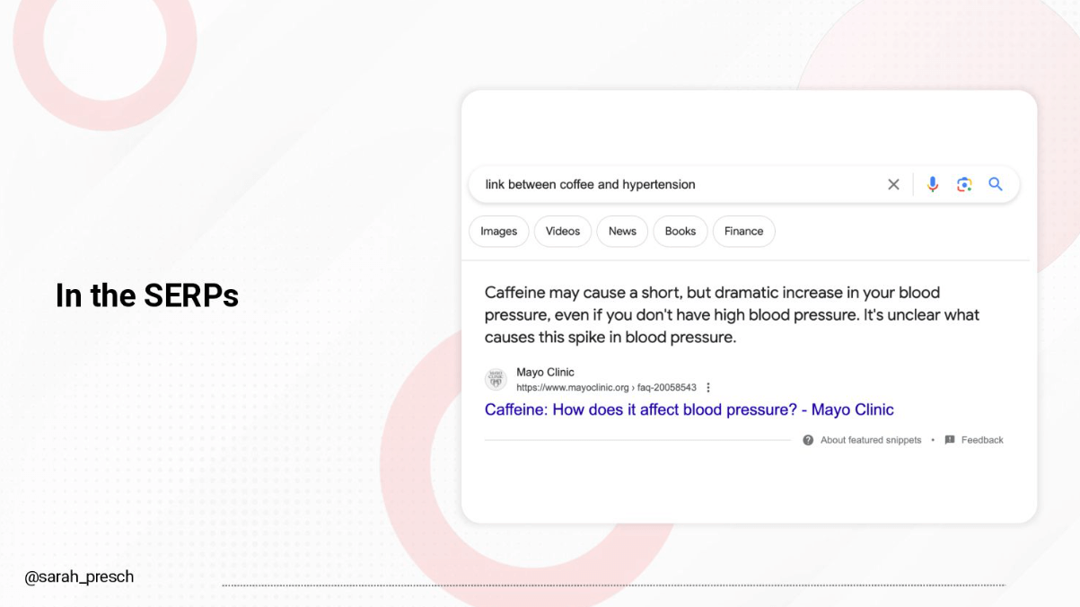 Negative SERP example