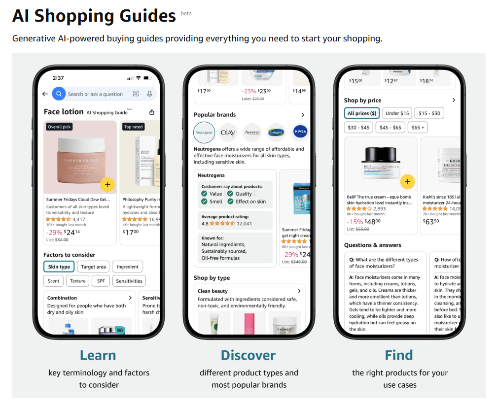 Amazon guides
