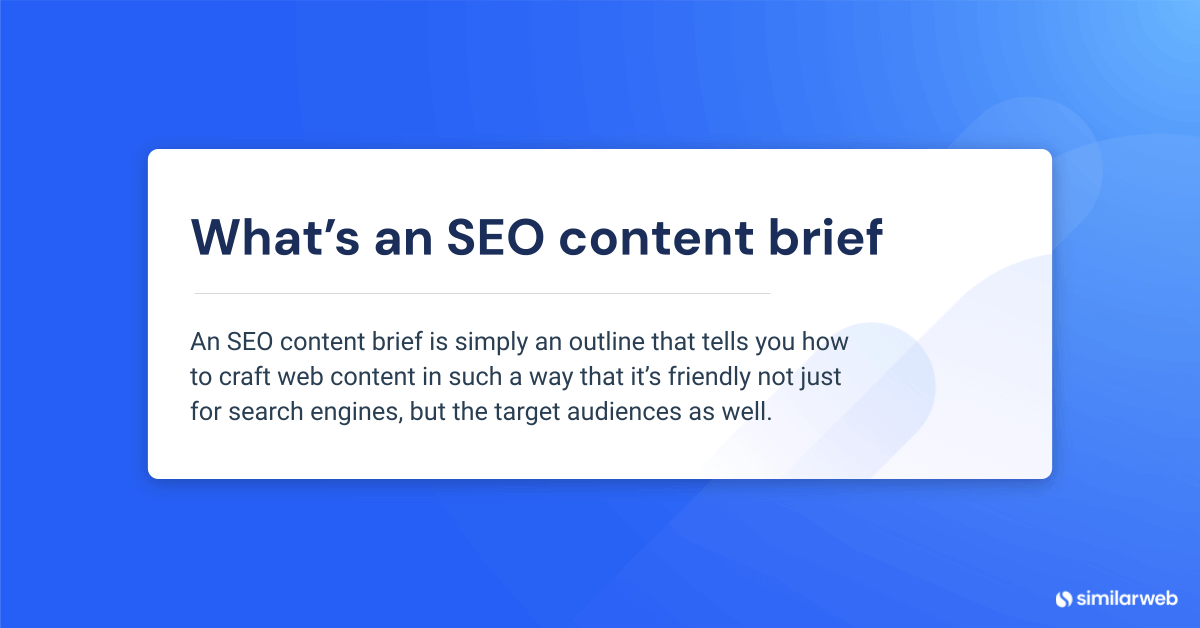What’s an SEO content brief