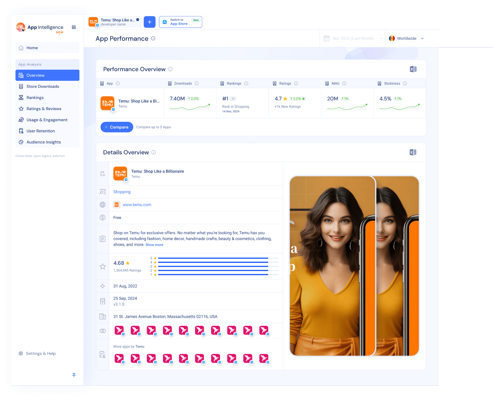 Similarweb App Intelligence