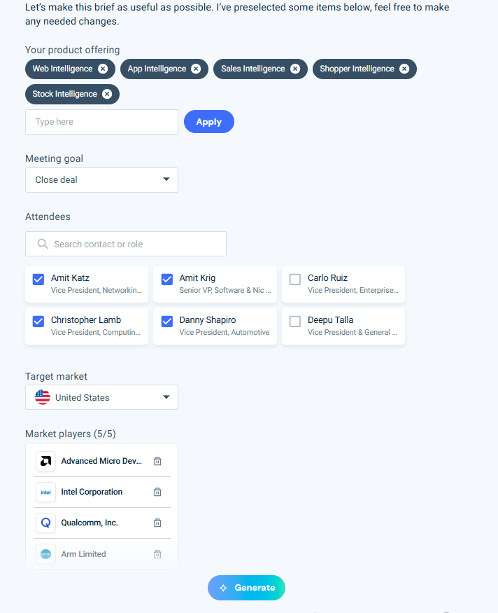 AI Meeting Prep agent setup