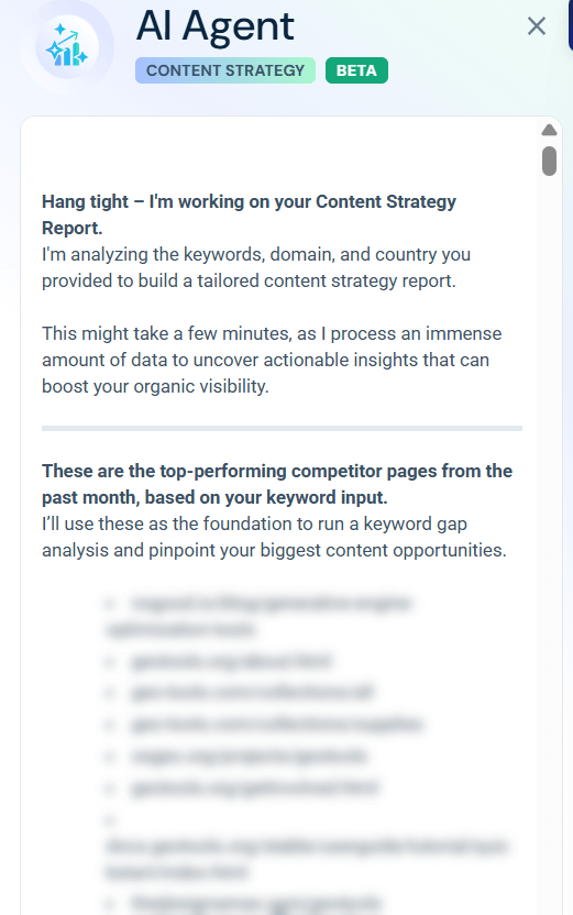 Competitor Discovery and Benchmarking
