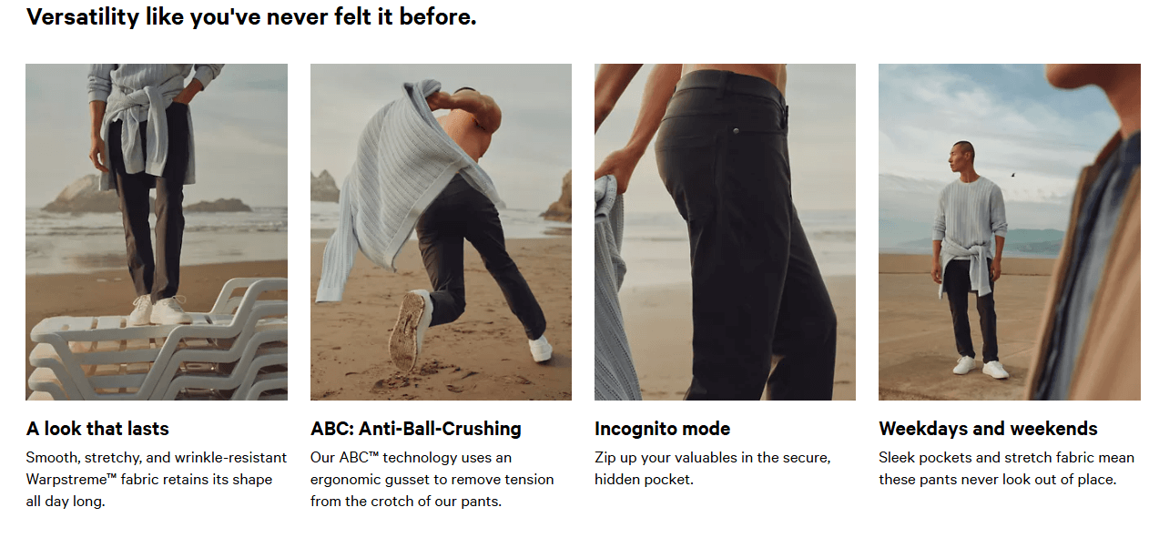 ABC Classic‑Fit Pant visuals