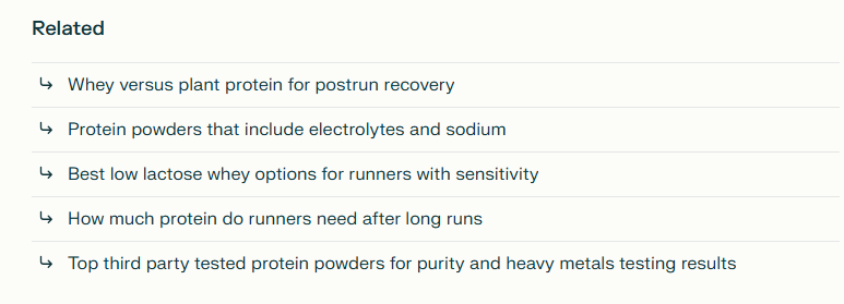 Related queries on Preplexity