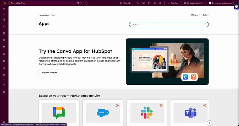 Sales Intelligence HubSpot connector capabilities