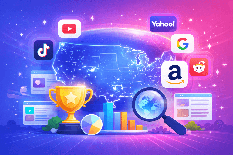 The Top 100 Most Visited Websites in the USA (December 2025)