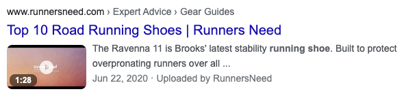 video snippet for top 10 road running shoes