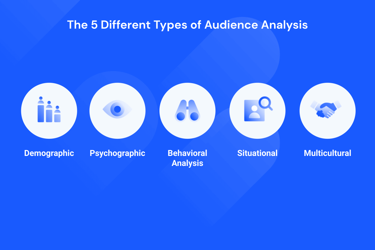 the different types of audience analysis 