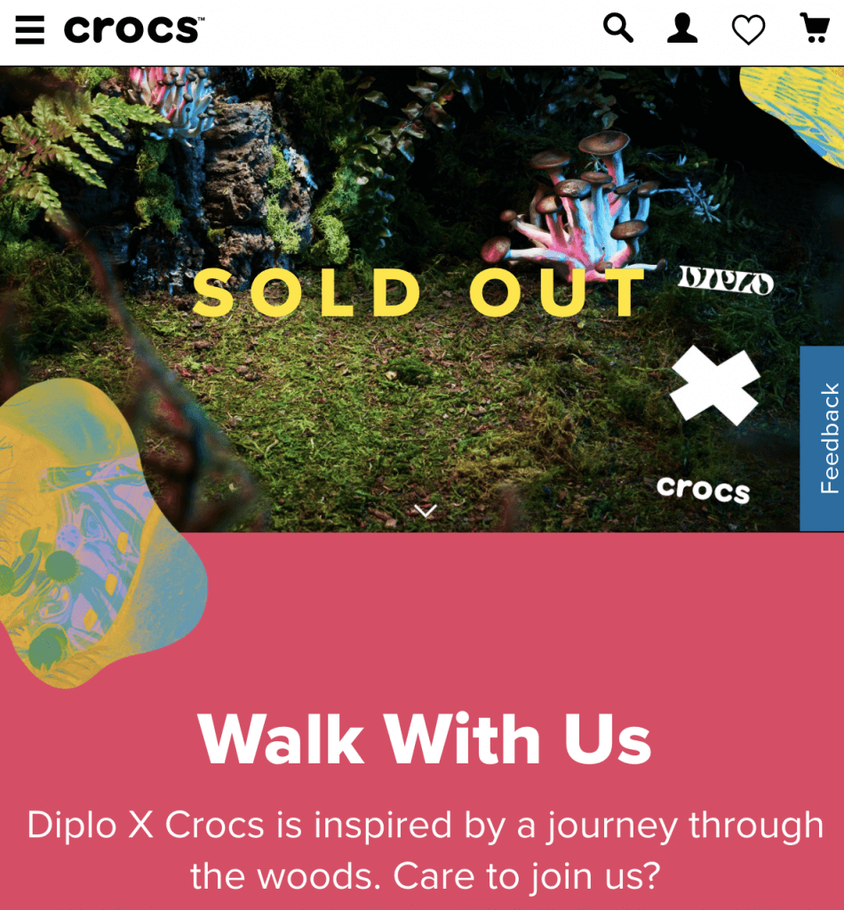 Crocs Diplo Collaboration Sold out