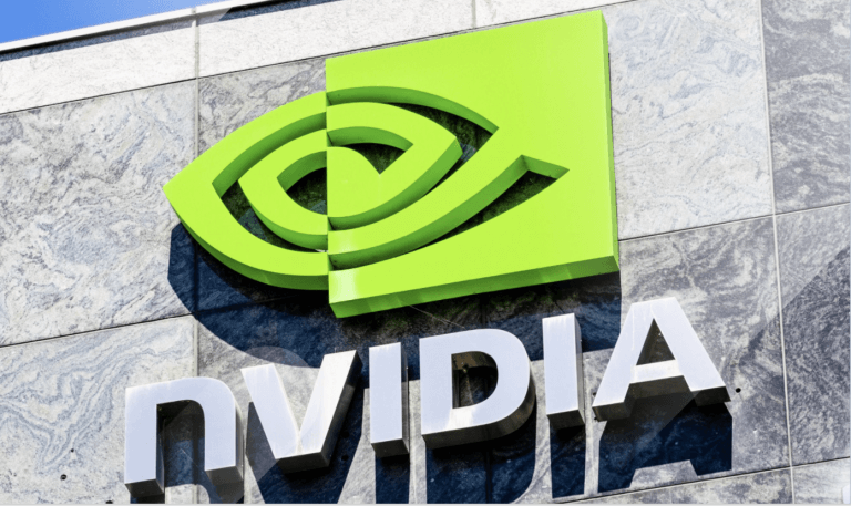 Nvidia sign on building
