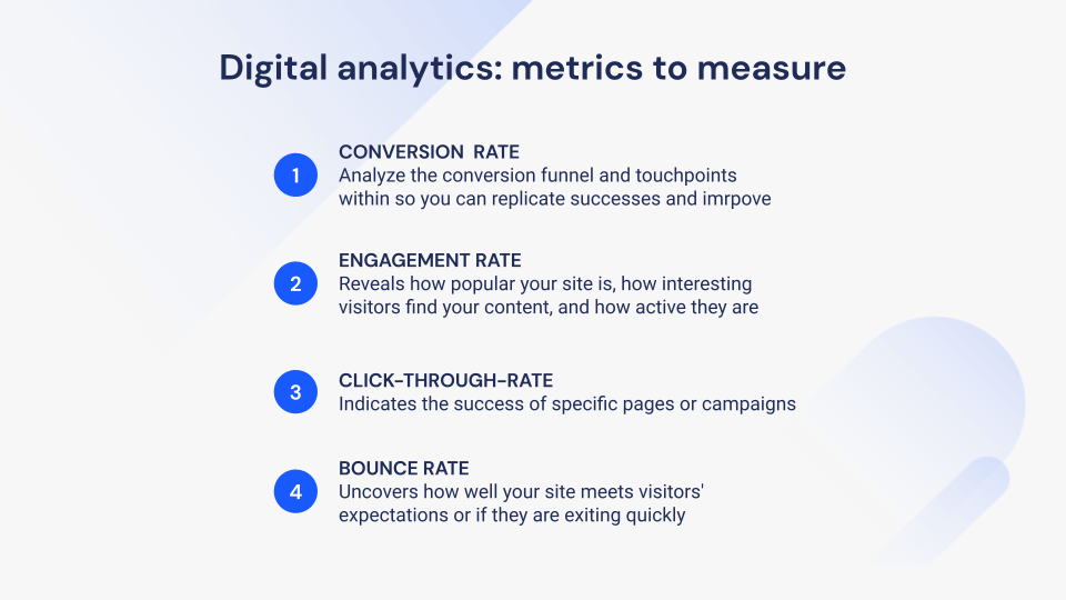 digital analytics metrics that matter