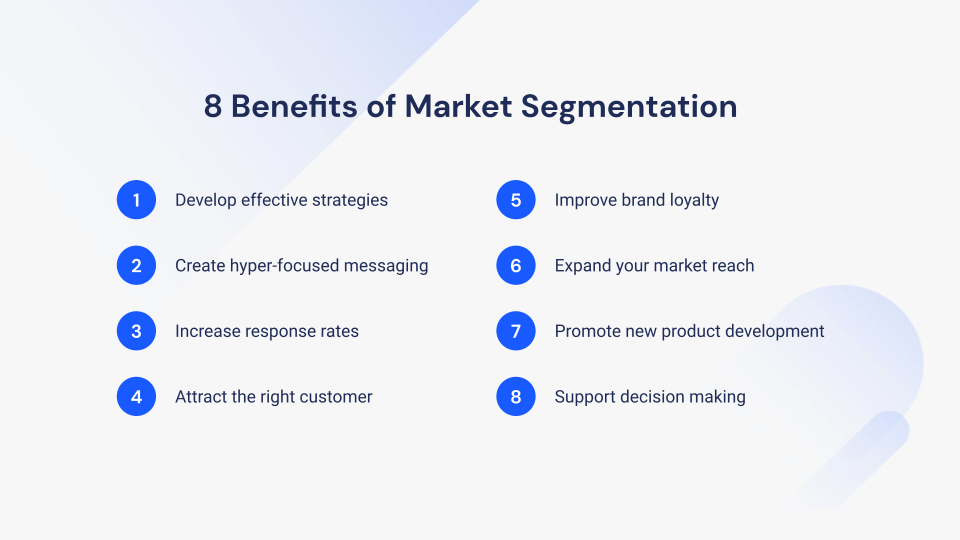 Benefits of Market Segmentation - Top 10 Benefits of Market Segmentation