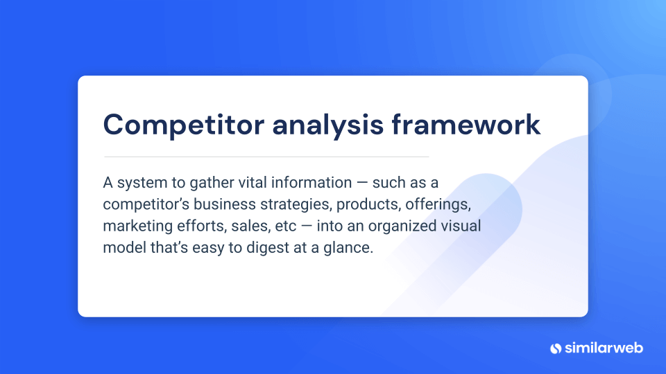 definition of competitive analysis frameworks 