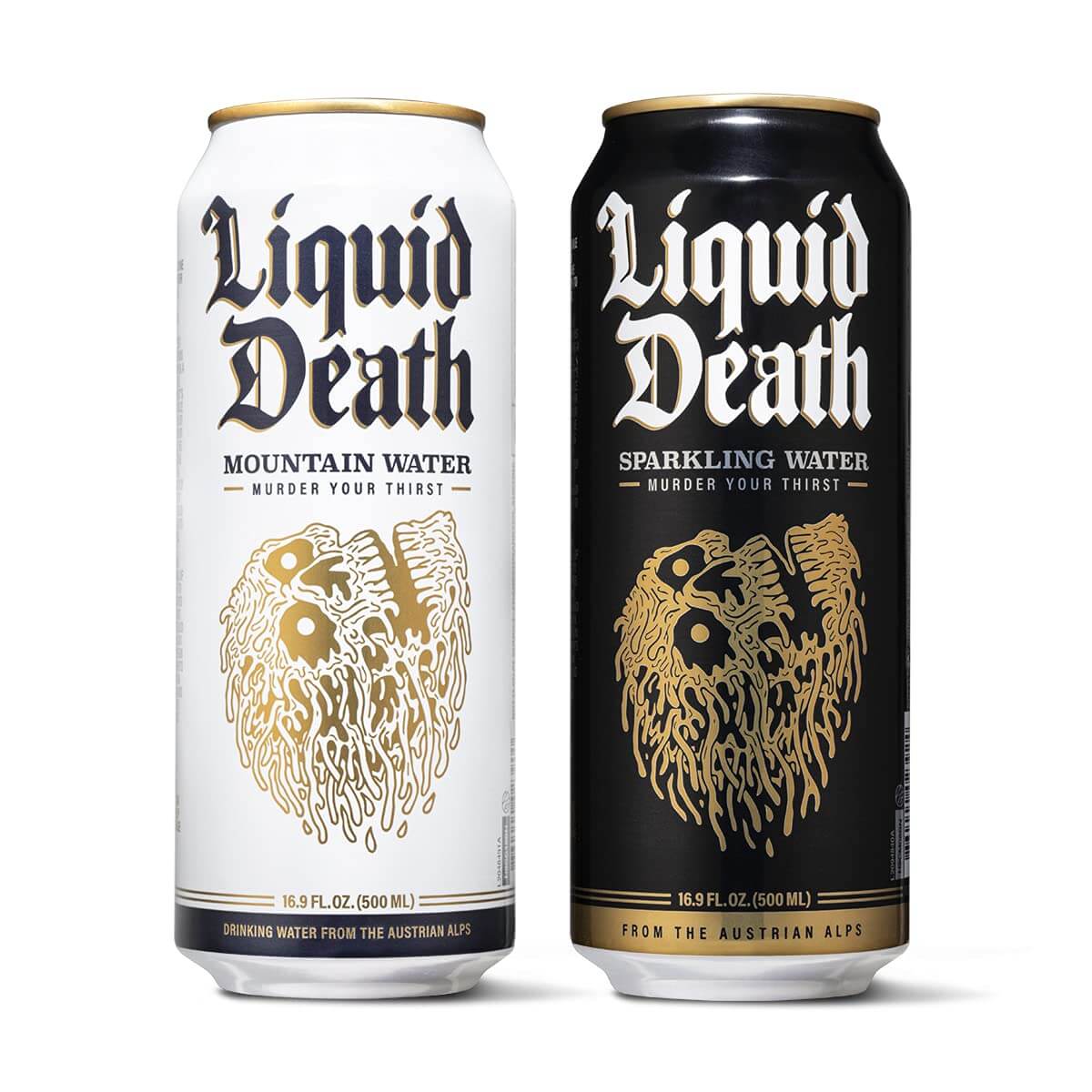 Liquid death's edgy branding