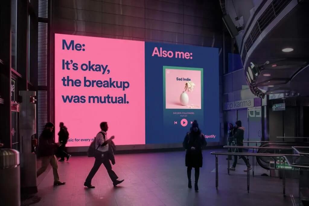 Spotify ad for share of voice