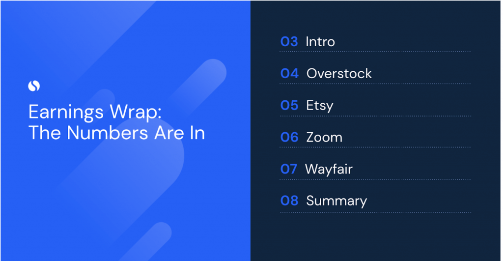 Earnings Wrap report contents image