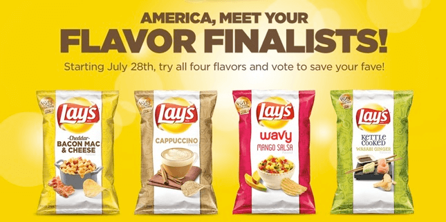 Lays Do Us a Flavor campaign.