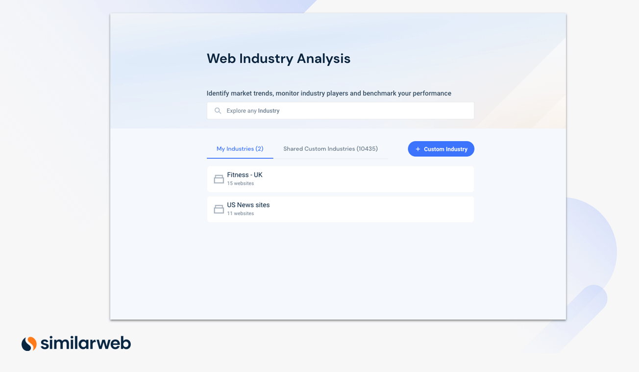 Web industry analysis