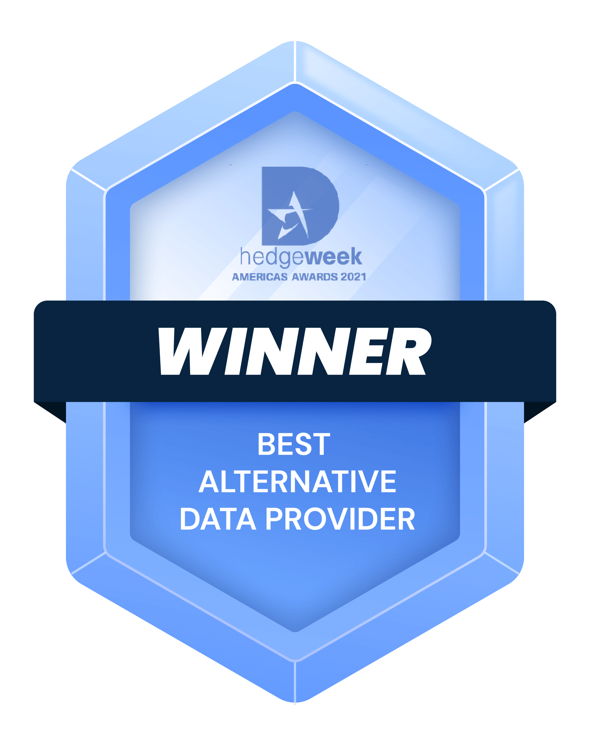 Hedgeweek Amaricas Awards 2021 Winner - Best Alternative Data Provider
