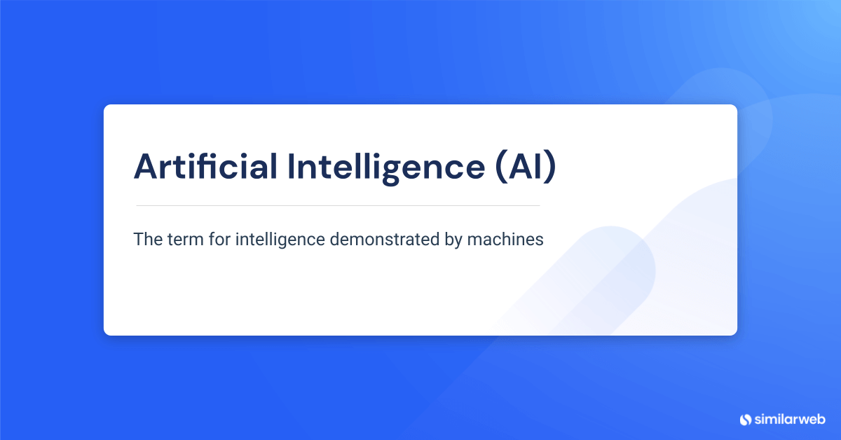 AI is intelligence demonstrated by machines.