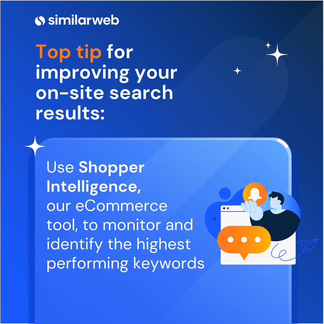 Find the highest performing keywords with Similarweb.