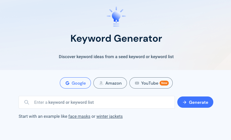 Keyword generator 