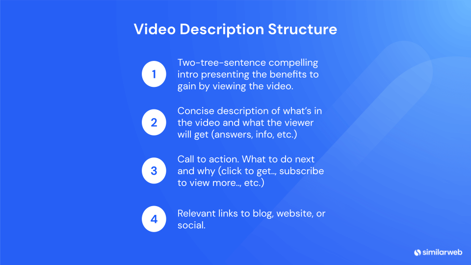 Video description structure illustration