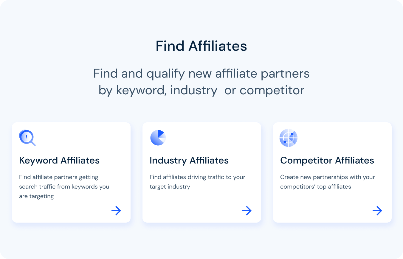 Find affiliates