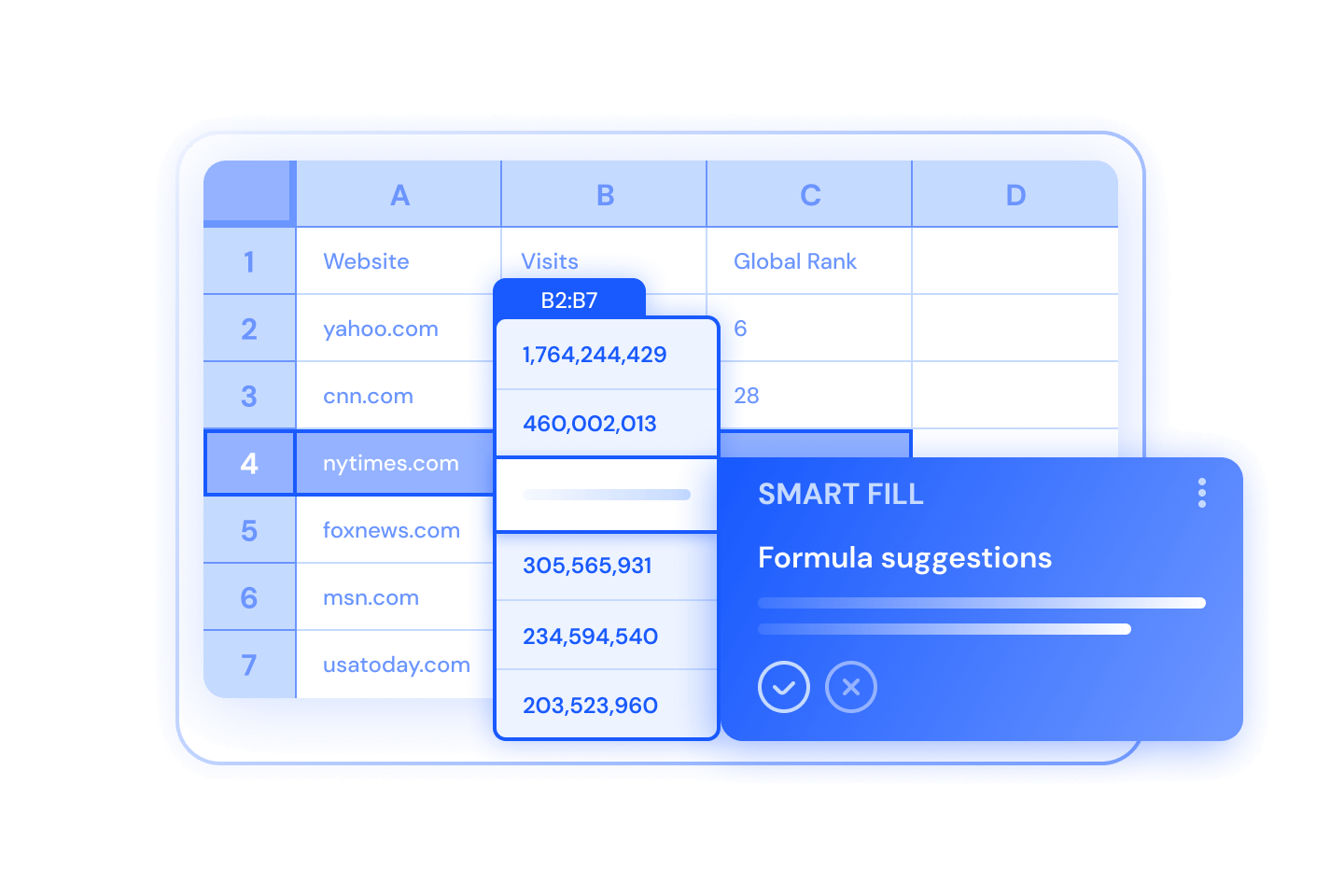 Get actionable insights in Excel