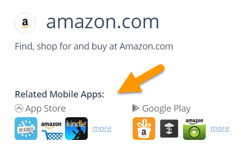 Related apps to Amazon